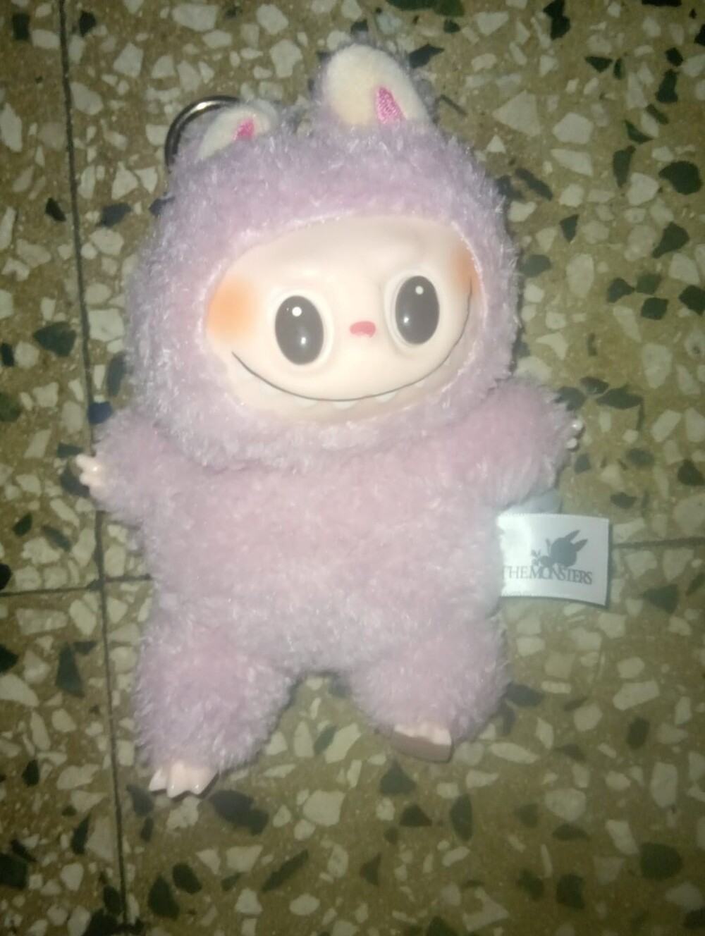 Plush Keychain - Pink Fuzzy Small Pet Toy